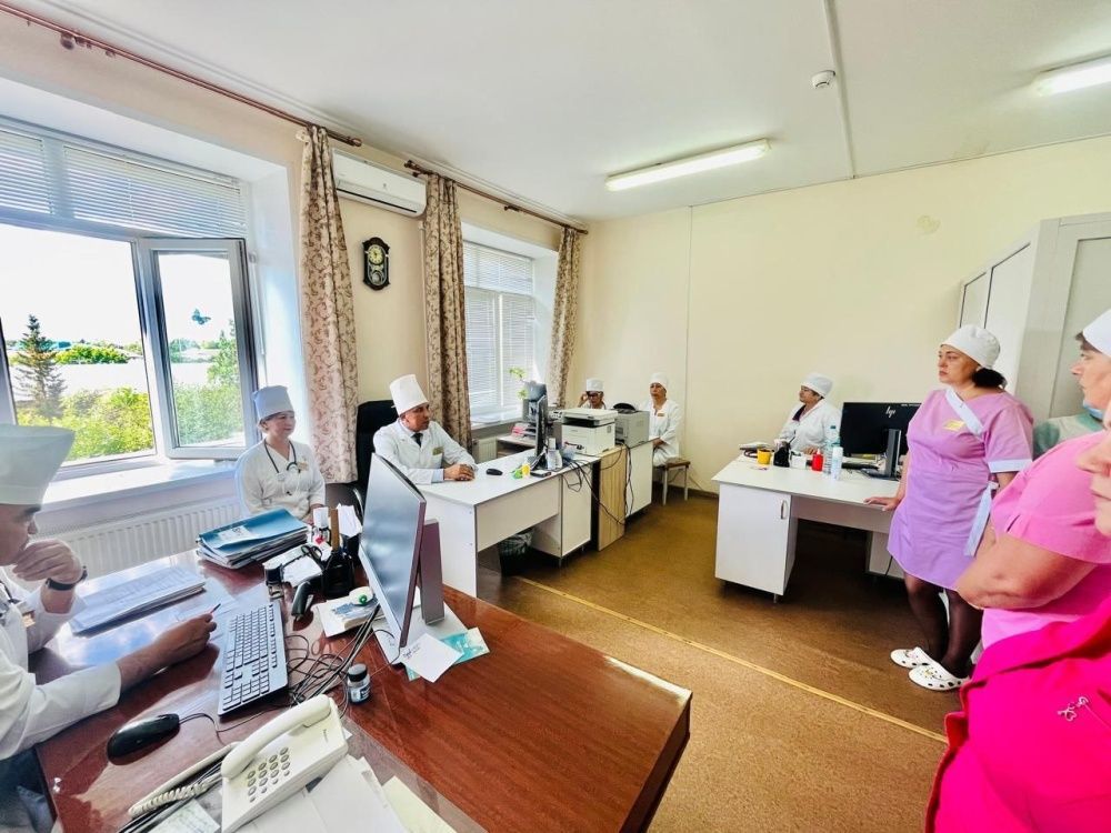 Главный врач Бакалинской ЦРБ провёл общий обход терапевтического отделения